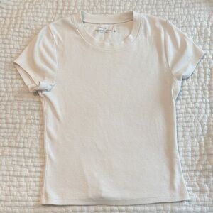 Abercrombie & Fitch White Short Sleeve Tee